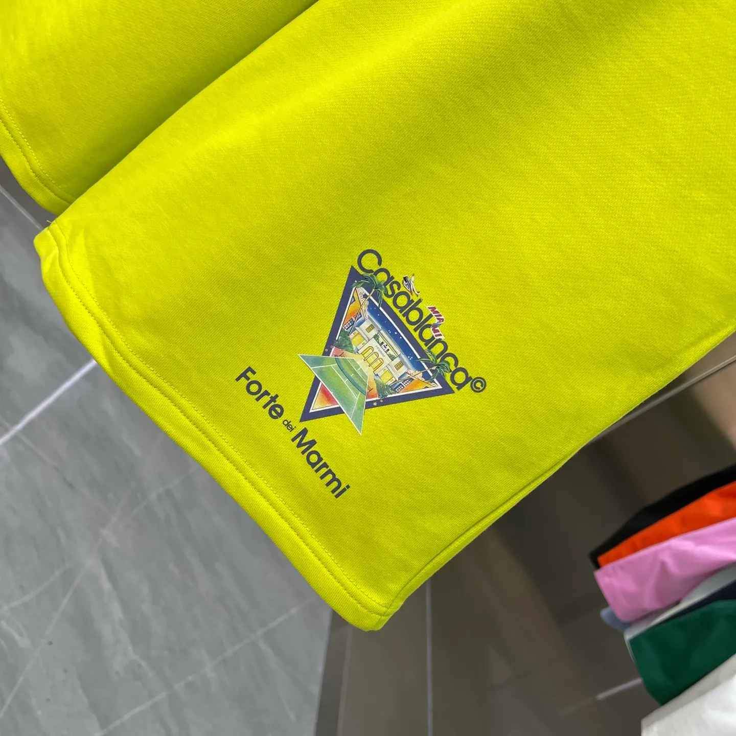 CASABLANCA Logo Factory ：Black White Royal Blue Pink Light Blue Sizes：S M L XL XXL